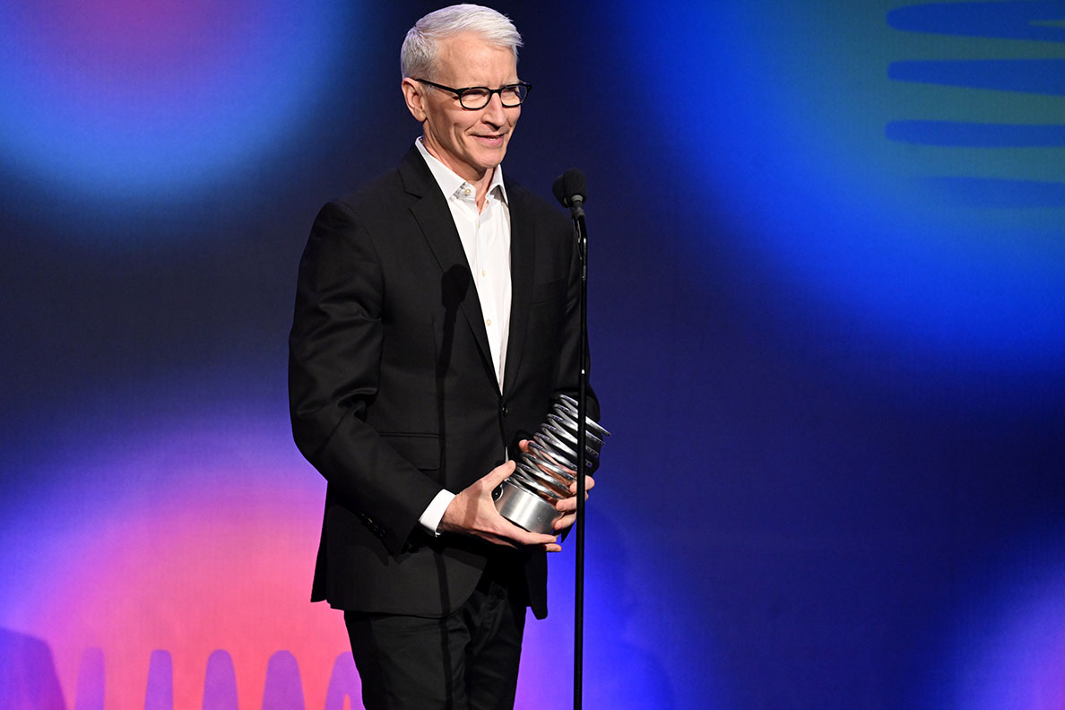 Anderson Cooper at The Webby Show