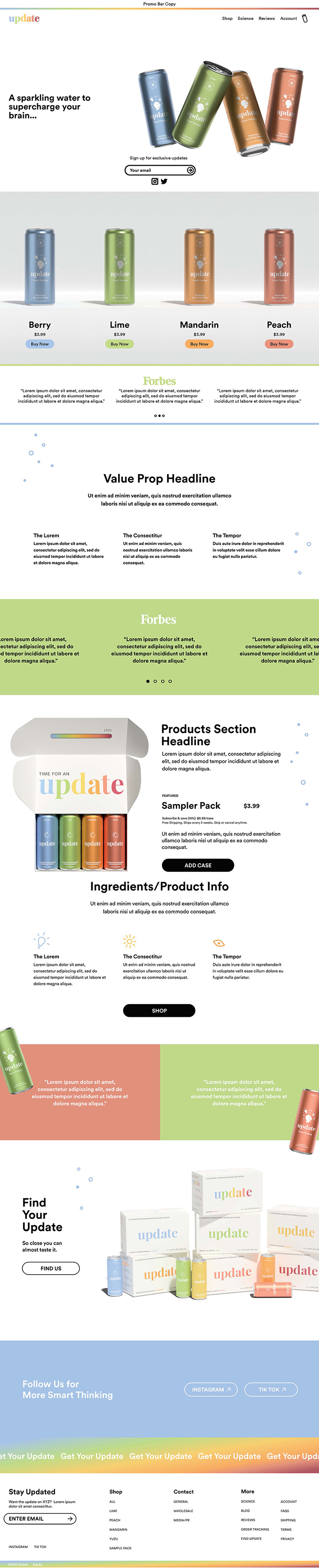 Update homepage